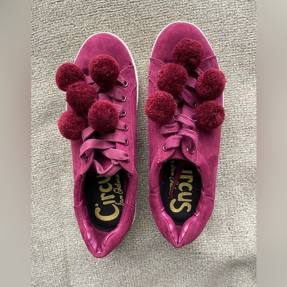 Circus By Sam Edelman Carmela Sneakers Women's Shoes Size 6.5  Cranberry Red - Picture 5 of 7